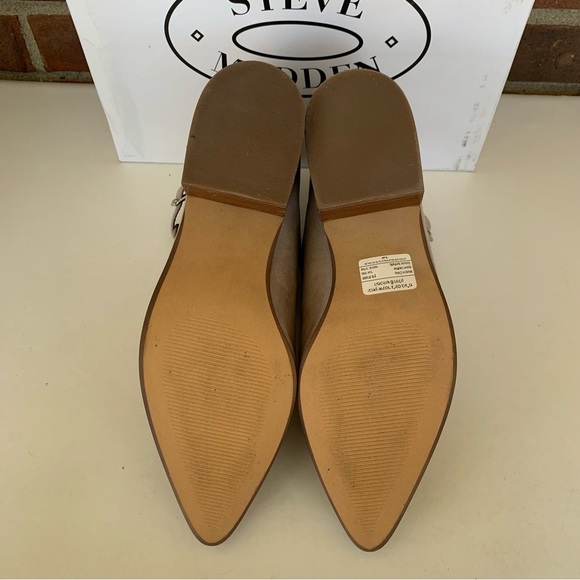 Steve Madden Womens Defiant Grey Suede Pointed Toe Ankle Boots Size US 9 M - Picture 8 of 11